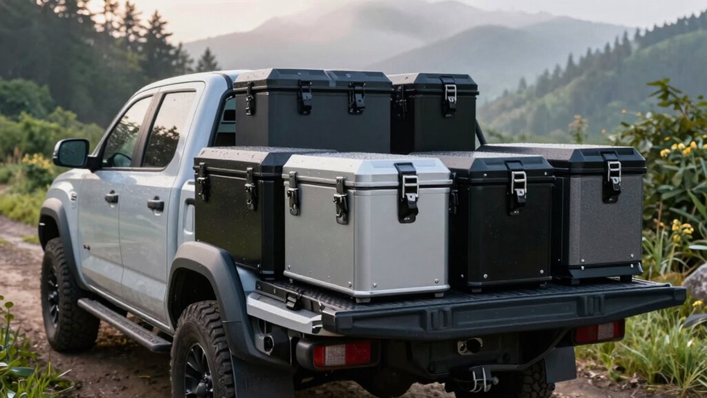 top weatherproof truck storage
