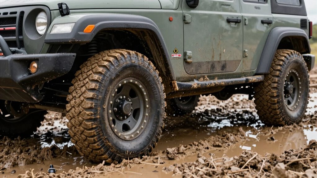 traction systems improve muddy terrain