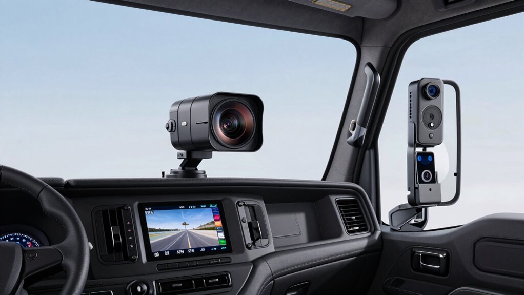 truck dash cam features
