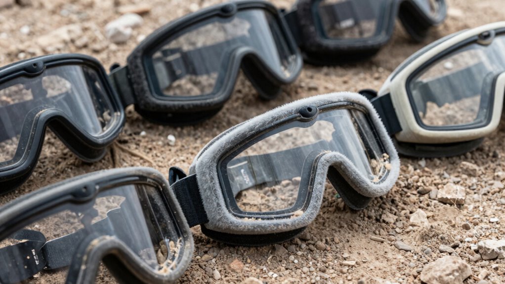 types of dust resistant goggles