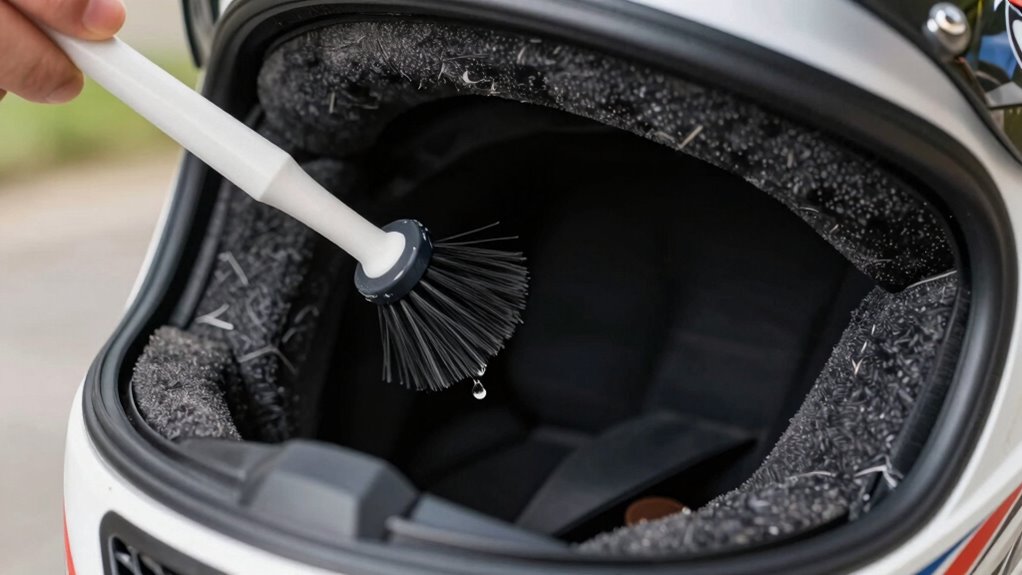 use gentle residue free cleaners