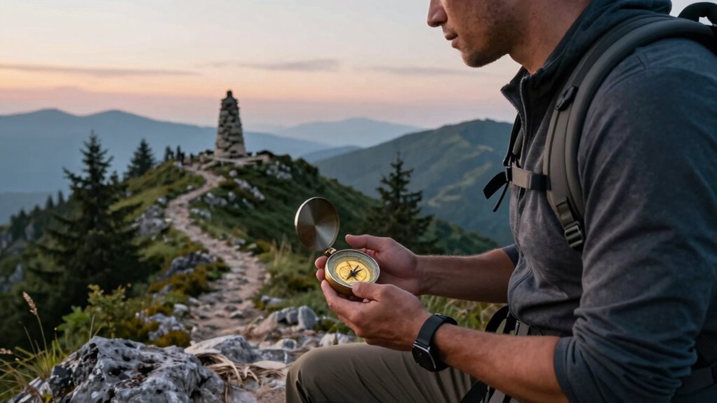 use landmarks with compass