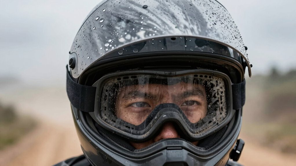 visibility varies with weather