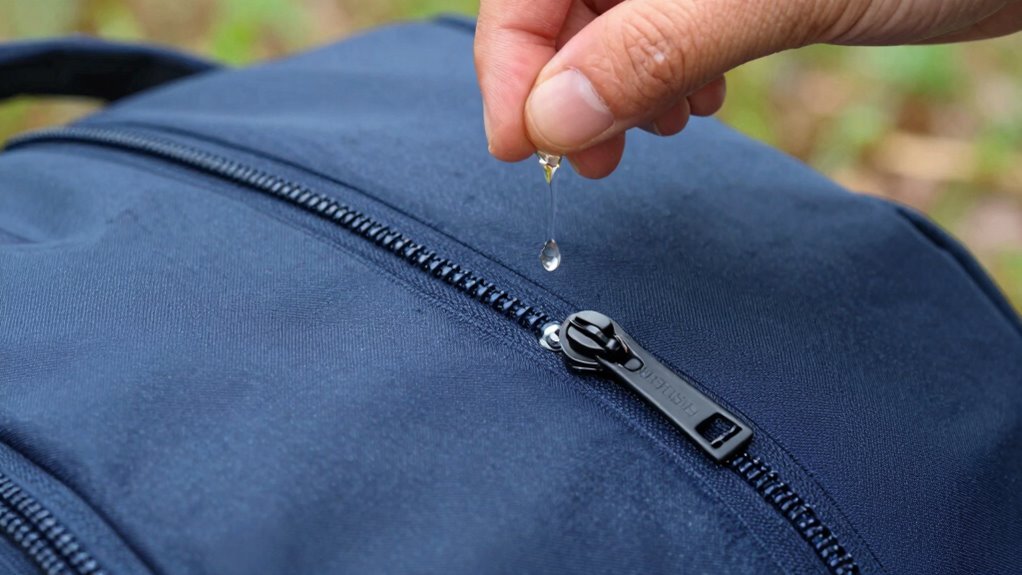 waterproof zipper test results