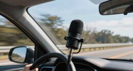 wind microphone placement clarity