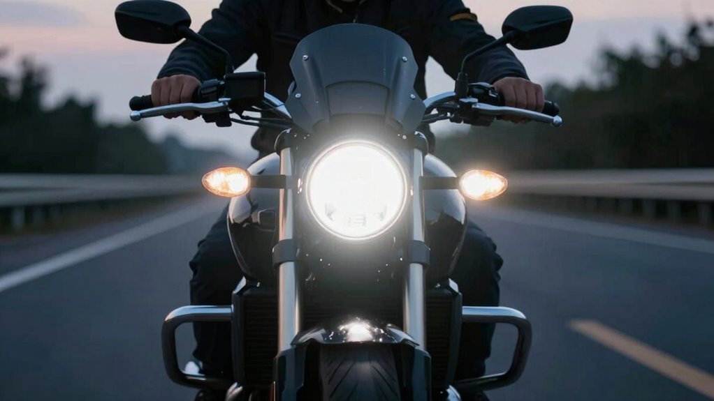 aim lights downward properly