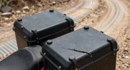 aluminum panniers crack on corrugations