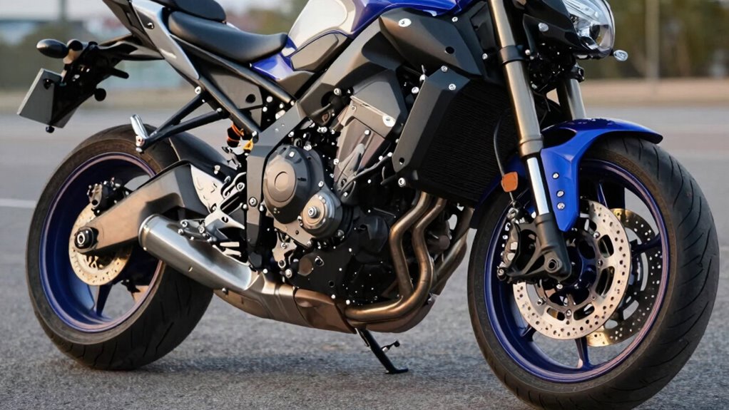 balanced chassis defines yamaha