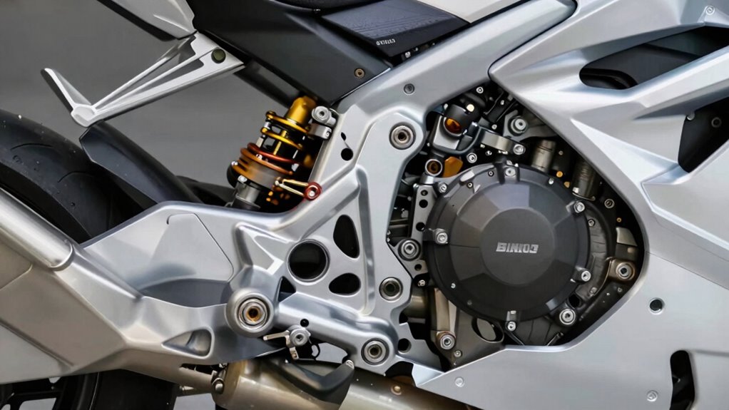 chassis design enhances motorcycle performance