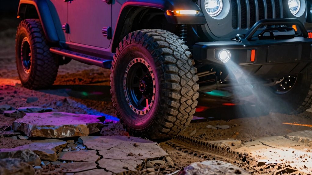 proper tire contact illumination