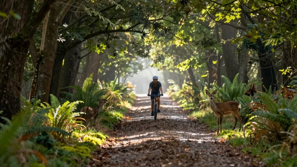 silent riding enhances wildlife encounters