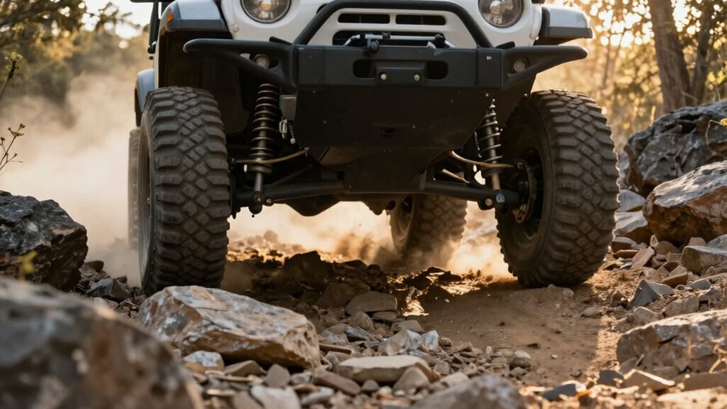 suspension travel enhances comfort
