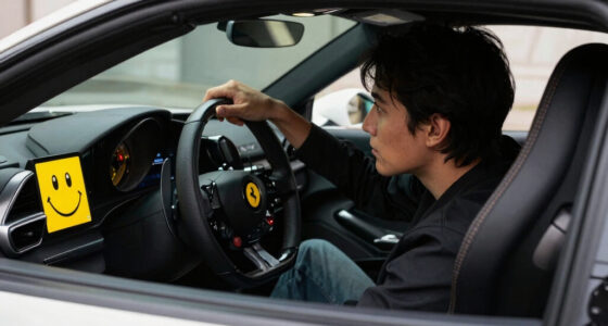 Nobody Noticed the Giant Smiley Face on the Ferrari Luce’s Dashboard