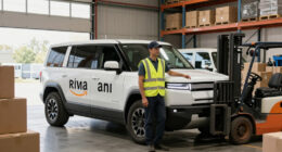 Amazon Added 10,000 Rivian Electric Vans In Just Six Months