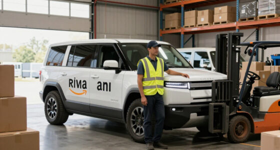 Amazon Added 10,000 Rivian Electric Vans In Just Six Months
