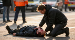 Pedestrian Hit By Car In Hamburg Causes Head Injury