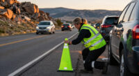 Colorado’s Plan To Protect Emergency Workers On The Shoulder? Giant, Neon Green Ford Trucks