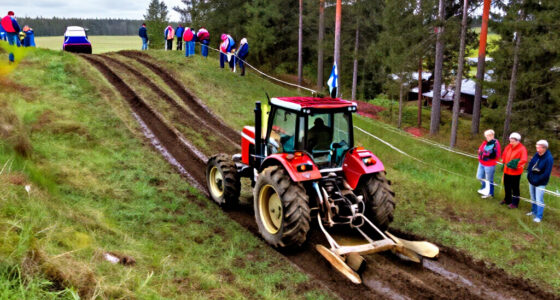 Finnish Farmers Make Tractor Pulls More Exciting By Adding A Big Hill