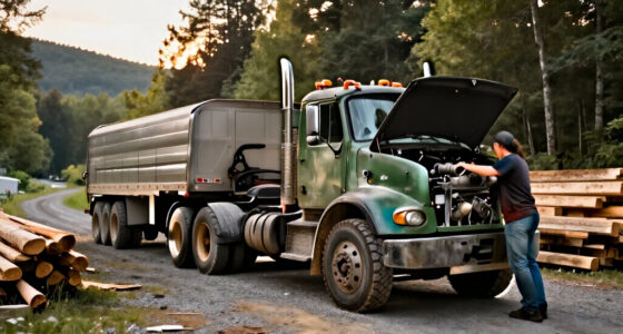Legendary Twin-Engine Logging Truck Had A 14.6L Diesel V8 Powering The Trailer Too