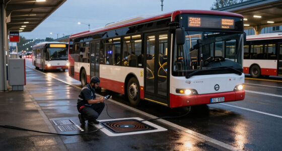 Swiss Startup Develops A System That Wirelessly Charges Electric Buses Through Their Tires