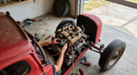 This Hot Rod Ford Sat For 10 Years. A Lawnmower Carburetor Got The V8 Running Again